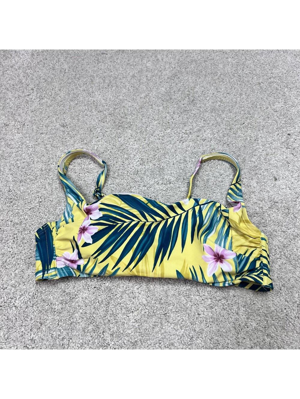Kona Sol Swimsuit Top Women’s Multicolored Floral Size D/DD